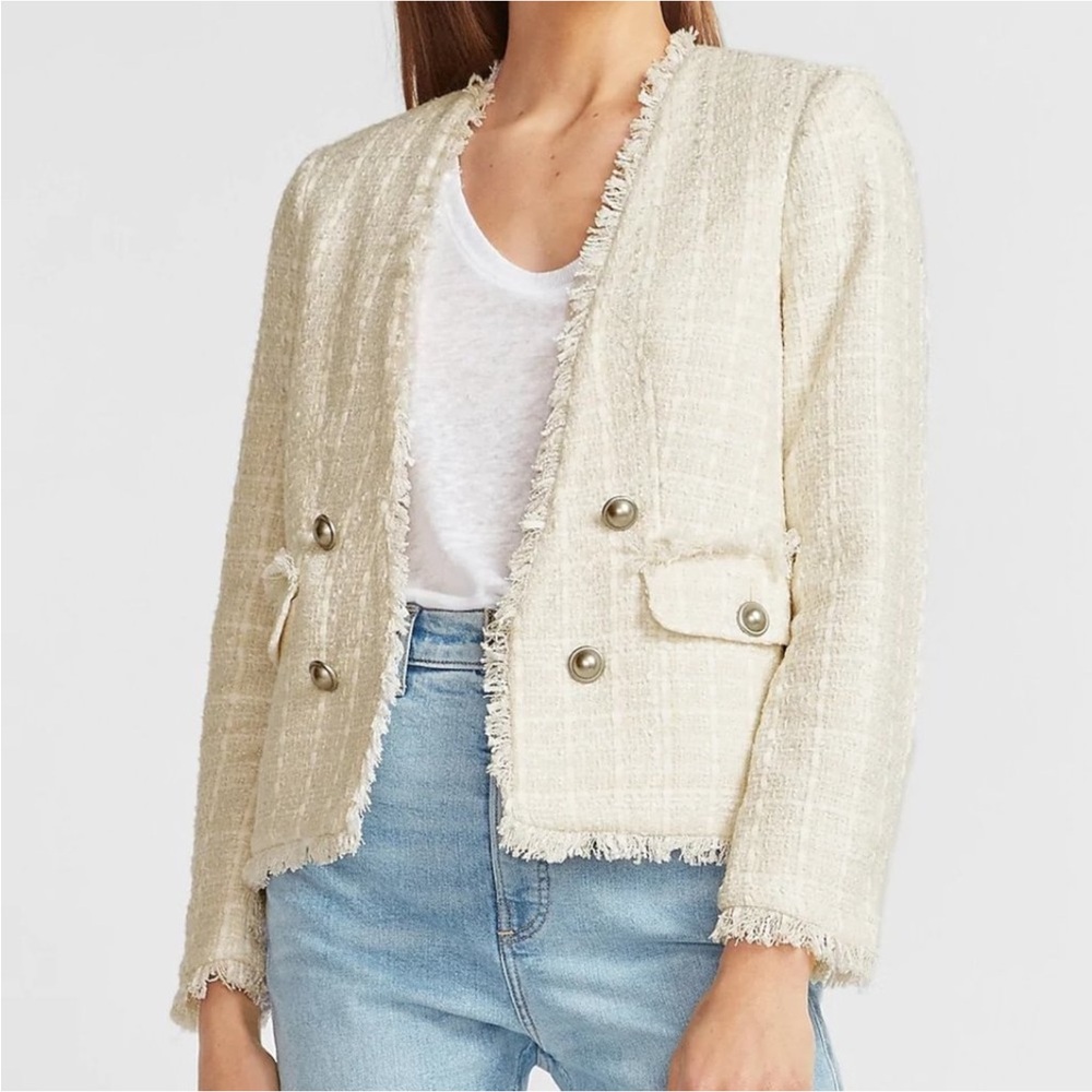 Express Tweed Boucle Jacket - Picture 8 of 12